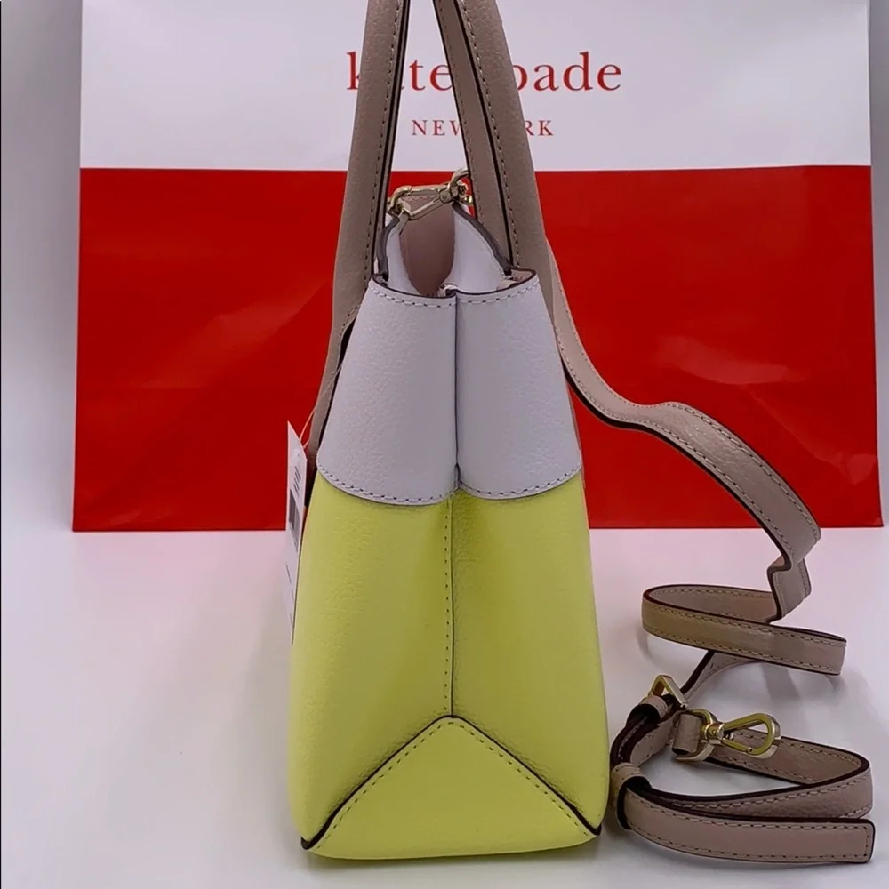 Kate Spade Eva Small Top Zip Satchel limelghtml - Picture 4 of 16
